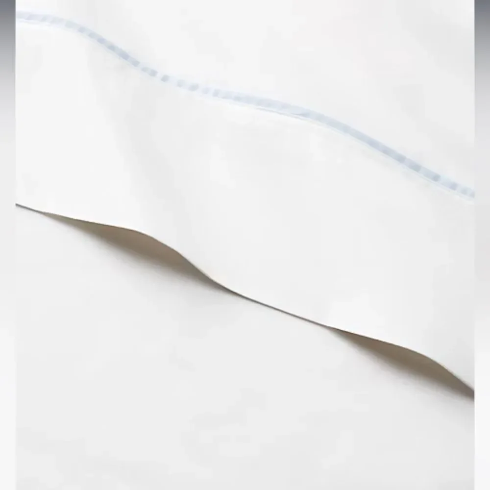 Organic Cotton Percale Palmer Sheeting King Flat Sheet